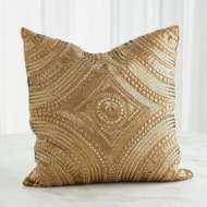 Picture of ROMAN BEADED PILLOW-GOLD