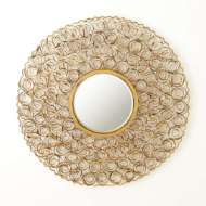 Picture of CURLY MIRROR-ANTIQUE GOLD