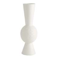 Picture of CHISLED ORB VASE-MATTE WHITE