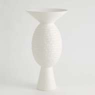 Picture of CHISLED ORB VASE-MATTE WHITE