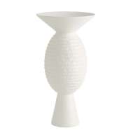 Picture of CHISLED ORB VASE-MATTE WHITE