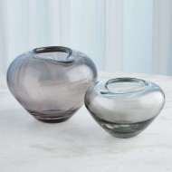 Picture of UNDULATING VASES-GREY