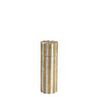 Picture of HIGH METAL VERTICAL STRIPE BOX-NICKEL/BRASS