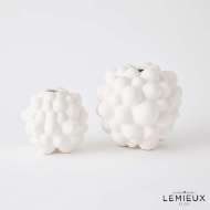 Picture of BUBBLE VASE COLLECTION-VOLCANIC WHITE