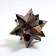 Picture of STELLATED DODECAHEDRON-BROWN HORN