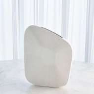 Picture of OFFSET SQUARE SCRATCH VASES-MATTE WHITE