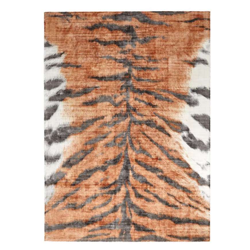 Picture of TIGER STRIPE RUG-ORANGE