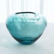 Picture of UNDULATING VASE -AZURE