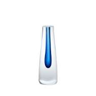 Picture of TRIANGLE CUT GLASS VASE-COBALT