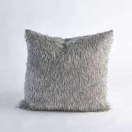 Picture of SHIMMY FRINGE PILLOW-SILVER