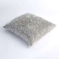 Picture of SHIMMY FRINGE PILLOW-SILVER