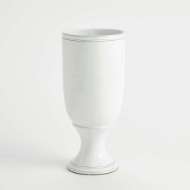 Picture of LONG NOSE VASES AND BOWL-WHITE