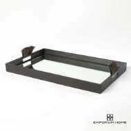 Picture of HARRINGTON TRAY-GRAPHITE LEATHER