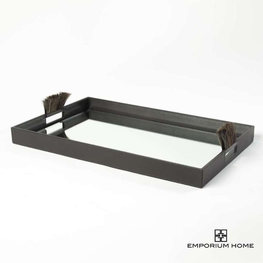 Picture of HARRINGTON TRAY-GRAPHITE LEATHER