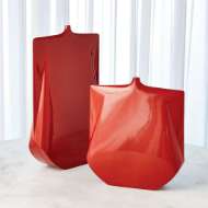 Picture of KIMONO VASE-RED