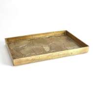 Picture of FLORA TRAY-ANTIQUE BRASS