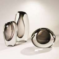 Picture of OFF SET VASES - GREY