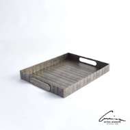 Picture of KOKORO ETCHED RECTANGULAR TRAYS-NICKEL