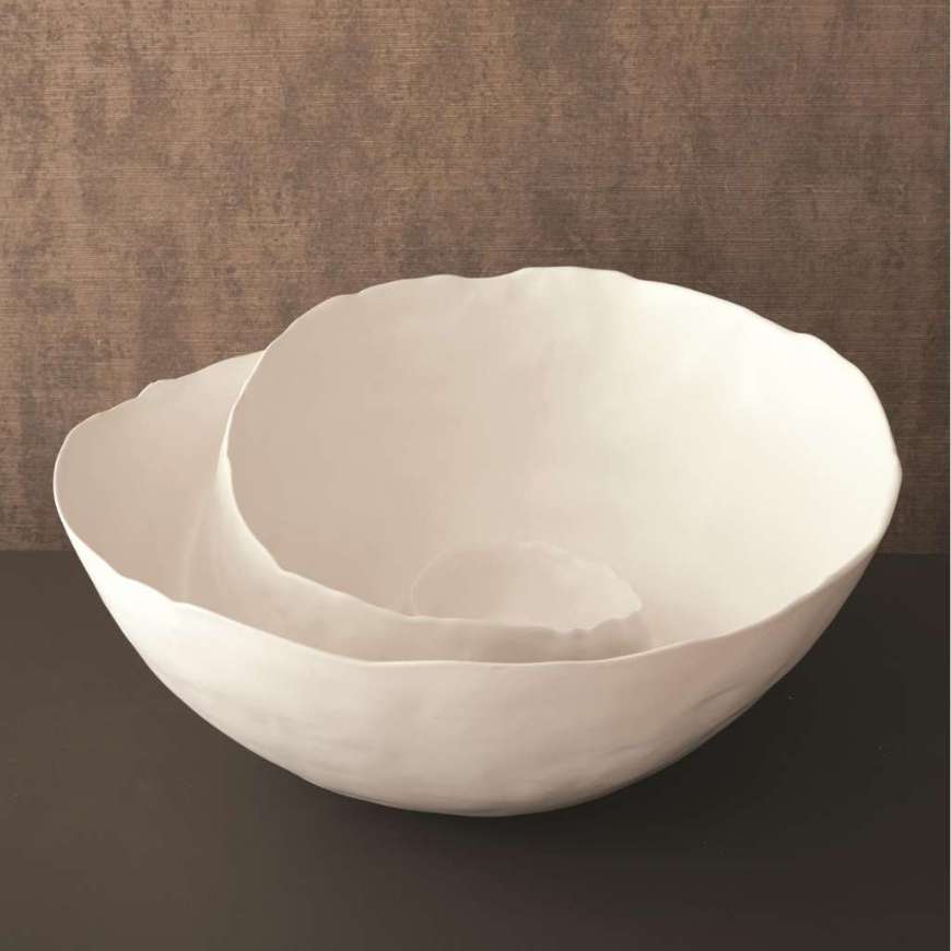 Picture of SPIRAL BOWL-MATTE WHITE