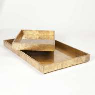 Picture of LUXE GOLD LEAF TRAYS