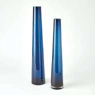 Picture of GLASS TOWER VASE-BLUE