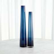 Picture of GLASS TOWER VASE-BLUE