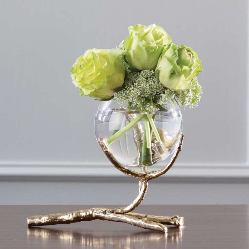 Picture of TWIG VASE HOLDER-BRASS