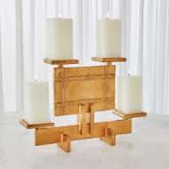 Picture of INDUSTRIAL ERA CANDLEHOLDER-GOLD