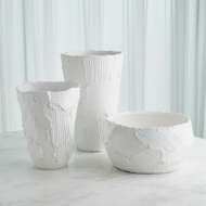 Picture of CHIP VASES & BOWL-MATTE WHITE