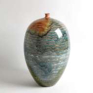 Picture of WATERCOLOR RINGED VESSEL