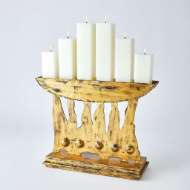 Picture of BRUTALIST CANDELABRA-GOLD LEAF