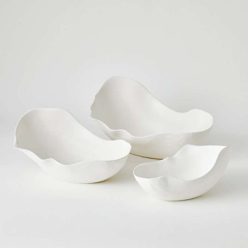 Picture of HORN BOWL-MATTE WHITE