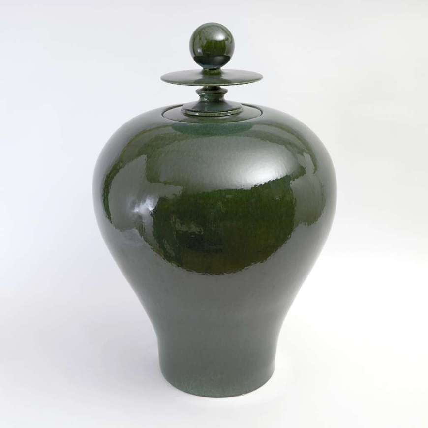 Picture of HAPPY TEMPLE JAR-EMERALD