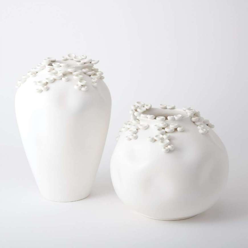 Picture of CASCADING REEF VASES-WHITE