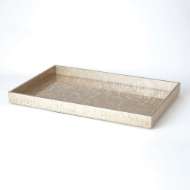 Picture of CHAMPAGNE SILVER LEAF TRAYS