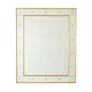 Picture of RECTANGULAR BEVELED MIRROR W/GOLD STARS-GOLD