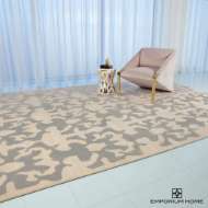 Picture of INK BLOT RUG-BEIGE/BLUE