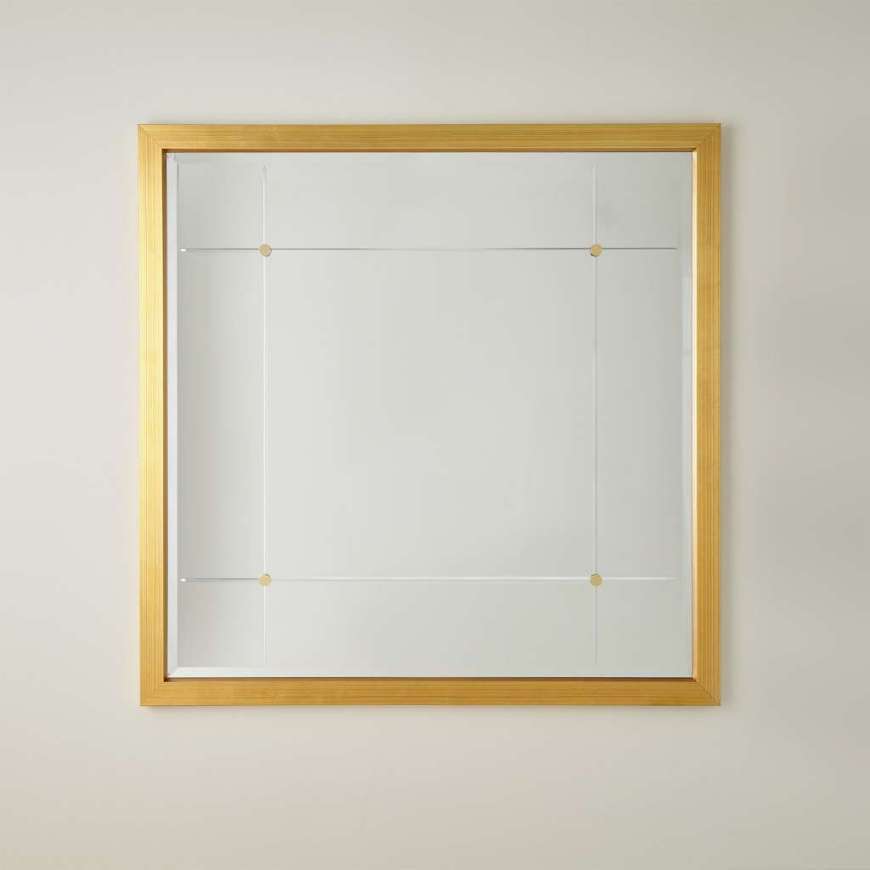 Picture of BEAUMONT SQUARE MIRROR-GOLD LEAF