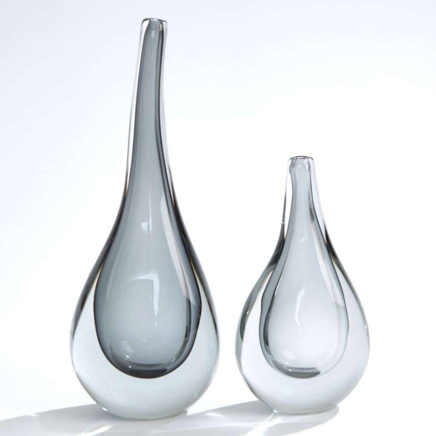 Picture of STRETCHED NECK VASES-GREY