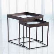 Picture of S/2 PERFECT NESTING TABLES-BRONZE