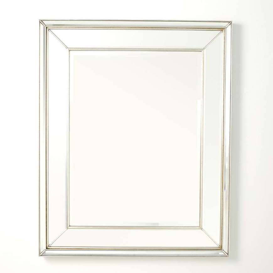 Picture of BEVEL ON BEVEL MIRROR-SILVER LEAF