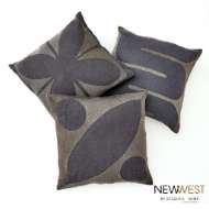 Picture of BLOSSOM BEADED PILLOW-INDIGO