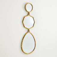 Picture of CASCADE MIRRORS-SHINY BRASS