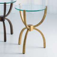 Picture of TETON ACCENT TABLE-GOLD