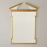 Picture of BROKEN PEDIMENT MIRROR-GOLD LEAF