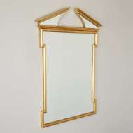 Picture of BROKEN PEDIMENT MIRROR-GOLD LEAF