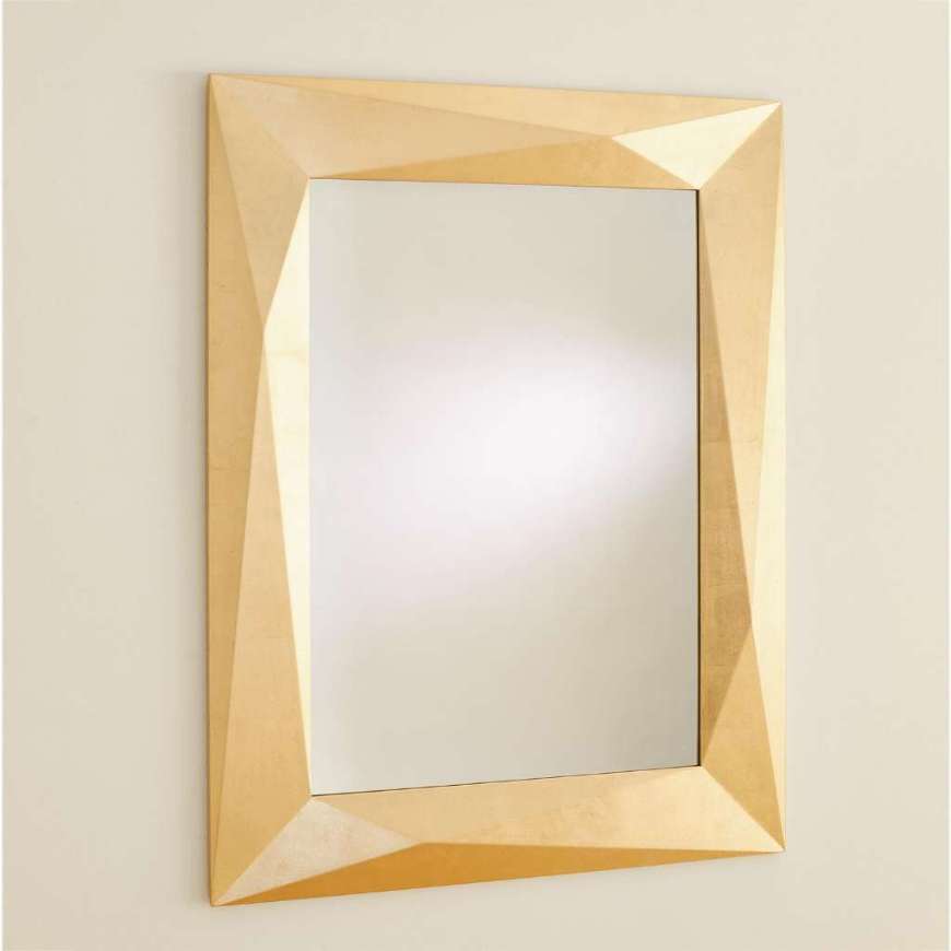 Picture of ANGULAR MIRROR-GOLD LEAF