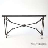 Picture of LOVE KNOT CONSOLE-BRONZE/BLACK