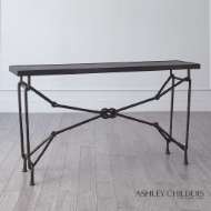 Picture of LOVE KNOT CONSOLE-BRONZE/BLACK