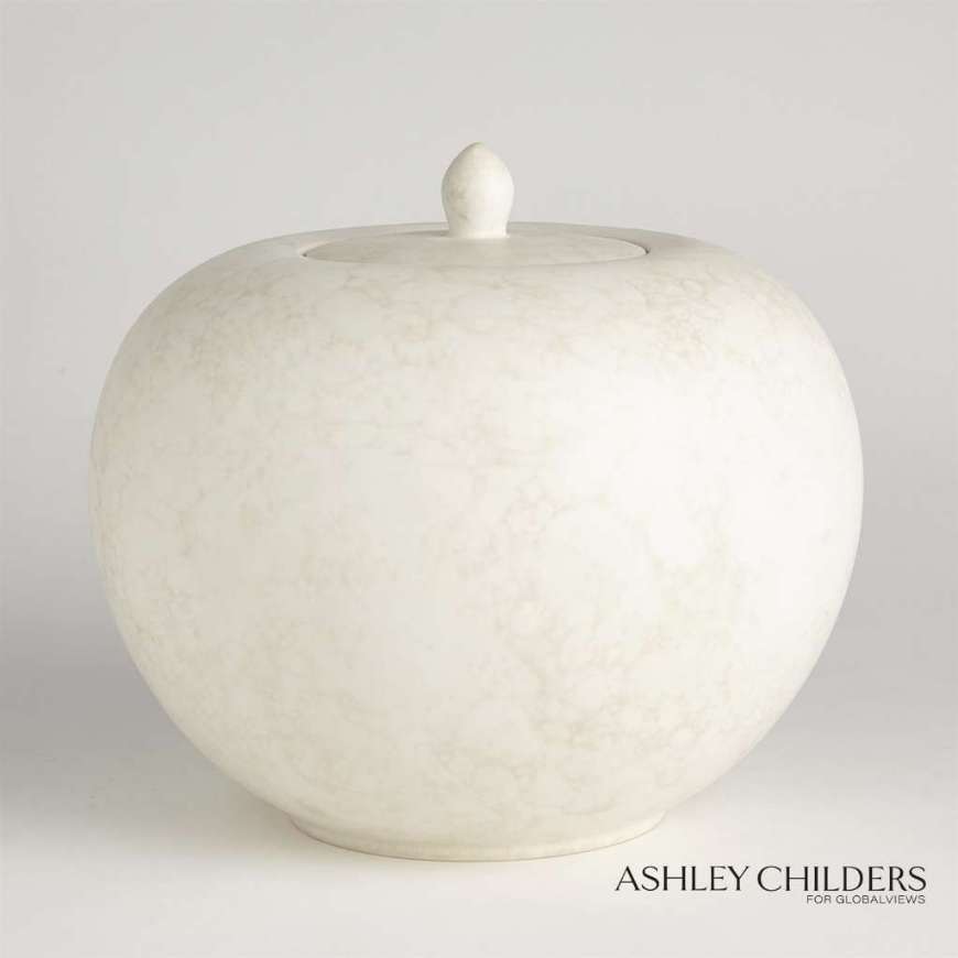 Picture of BUBBLE LIDDED POT-IVORY